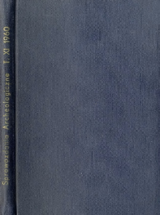 Sprawozdanie z badań wykopaliskowych w Kruszwicy w latach 1956 i 1957
