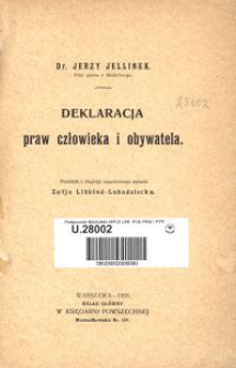 Deklaracja praw człowieka i obywatela
