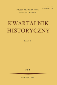 Kwartalnik Historyczny R. 100 nr 1 (1993), Kronika
