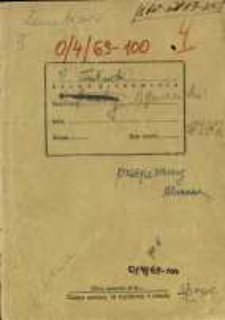 Zeszyty z badań gwarowych; O/4