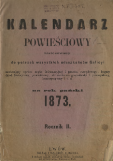 Kalendarz Powieściowy na Rok Pański 1873