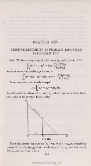 Lejeune-Dirichlet integrals, Liouville integrals