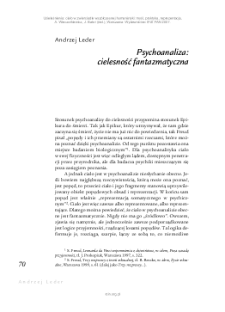 Psychoanaliza: cielesność fantazmatyczna