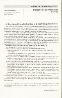 Biotechnology Information Service
