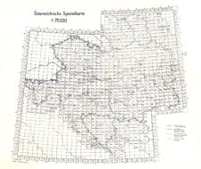 Spezialkarte der &ouml;sterreichisch-ungarischen Monarchie 1:75.000 [skorowidz arkuszy]