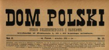 Dom Polski : pismo beletrystyczne i naukowe 1889 N.25