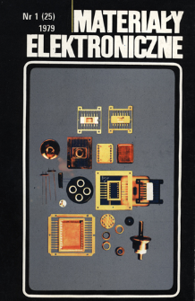 Spis treści 1979 nr 1(25) = Contents 1979 nr 1(25)