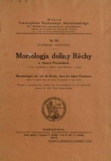 Morfologja doliny Réchy w Alpach Pennińskich = Morphologie du val de Réchy dans les Alpes Pennines