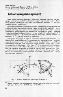 Spektrometr masowy podw&oacute;jnie ogniskujący = Double focusing mass-spectrometer