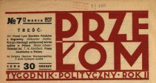 Przełom : tygodnik polityczno-społeczny 1927 N.7