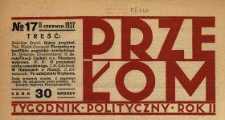 Przełom : tygodnik polityczno-społeczny 1927 N.17