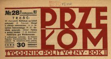 Przełom : tygodnik polityczno-społeczny 1927 N.28