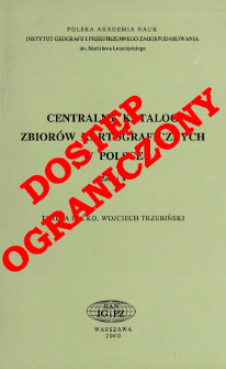 Mapy ziem polskich przeglądowe i jednoarkuszowe topograficzne wydane w latach 1764-1814 i wyb&oacute;r map z lat 1815-1870 z uwzględnieniem zbior&oacute;w Biblioteki Polskiej w Paryżu