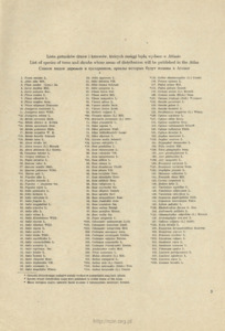 Lista gatunk&oacute;w