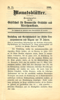 Monatsblätter Jhrg. 12, H. 11 (1898)