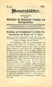 Monatsbl&auml;tter Jhrg. 12, H. 11 (1898)