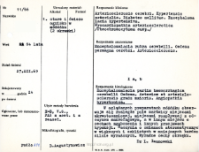File of histopathological evaluation of nervous system diseases (1966) - nr 11/66