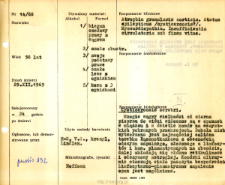 File of histopathological evaluation of nervous system diseases (1966) - nr 14/66