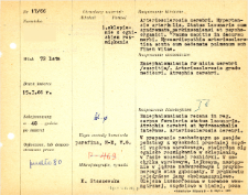 File of histopathological evaluation of nervous system diseases (1966) - nr 17/66