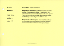 File of histopathological evaluation of nervous system diseases (1966) - nr 26/66