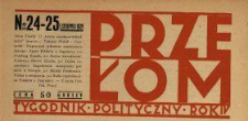 Przełom : tygodnik polityczno-społeczny 1929 N.24-25