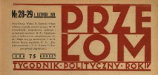 Przełom : tygodnik polityczno-społeczny 1929 N.28-29