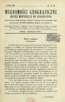 Wiadomości Geograficzne R. 12 z. 5-9 (1934)