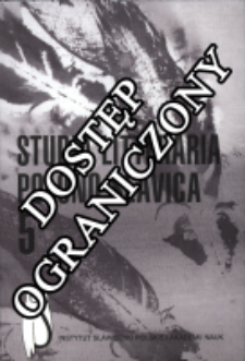 Studia Litteraria Polono-Slavica. 5