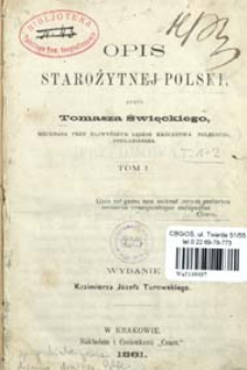 Opis starożytnej Polski