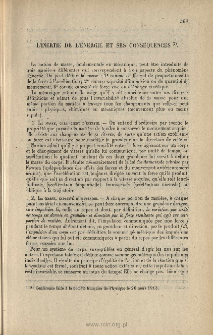 L'inertie de l'energie et ses conséquences, J. de Physique, 1913, 3, 553