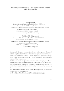 Global Regular Solutions to Cahn-Hilliard System Coupled With Viscoelasticity