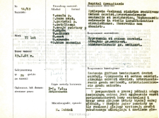 Kartoteka oceny histopatologicznej chorób układu nerwowego (1965) - opis nr 14/65
