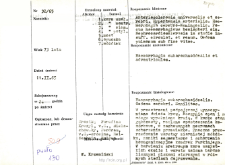 Kartoteka oceny histopatologicznej chorób układu nerwowego (1965) - opis nr 32/65