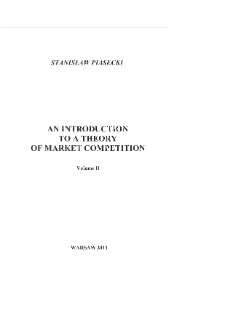 An introduction to a theory of market competition Volume II * Inroduction * Demand dynamics and market division * Concluding remarkrs