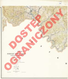 Powiat Nowy Sącz : wojew&oacute;dztwo krakowskie : skala 1:25 000