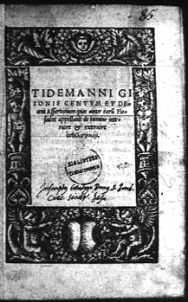 Centum et decem assertionum, quas auctor earum Flosculos appellavit de homine interiore et exteriore. Antelogikon