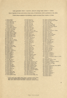 Lista gatunk&oacute;w