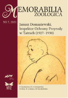 Janusz Domaniewski, Inspektor Ochrony Przyrody w Tatrach (1927&ndash;1930)