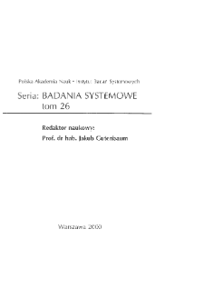 Technologie informatyczne w zarządzaniu systemy wspomagania decyzji * Komputerowe systemy wspomagania decyzji * Komputerowo wspomagamy system zarządzania stocznią gdynia s.a.