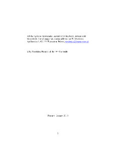 An introduction to a theory of market competition. Volume 1 * Introduction