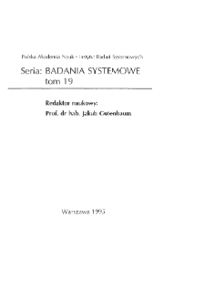 Symulacyjne metody analizy sterowanych wielozbiornikowych system&oacute;w wodnych * Spis treści