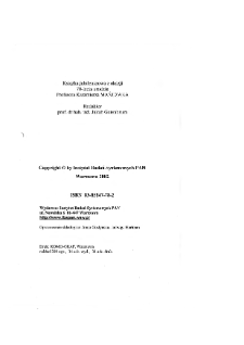 Automatyka, sterowanie, zarządzanie : książka jubileuszowa z okazji 70-lecia urodzin profesora Kazimierza Mańczaka * Uog&oacute;lnione zagadnienie odwrotne w optymalizacji dyskretnej