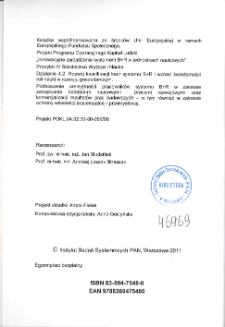 Innowacyjne zarządzanie systemem "Badania + Rozw&oacute;j'' w jednostkach naukowych&rdquo;. T. 3 * Od Redaktora