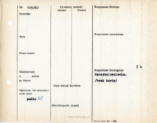 File of histopathological evaluation of nervous system diseases (1963) - nr 126/63