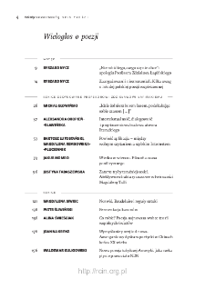 Teksty Drugie Nr 5 (2020), Spis treści