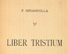 Liber tristium