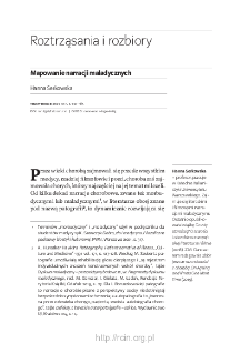 Mapowanie narracji maladycznych