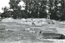 General view on the excavations of the hillfort (from the west)