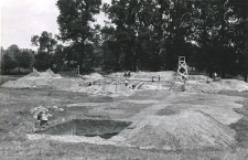 General view on the excavations of the hillfort (from the south-west)