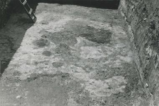 Deep trench south of the collegiate church, the lowest levels